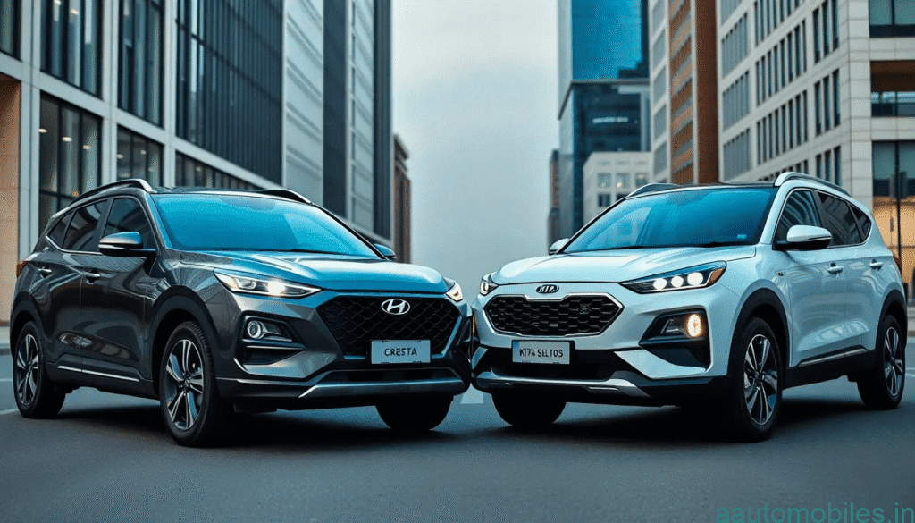 Hyundai Creta vs Kia Seltos 2025 Comparison Banner