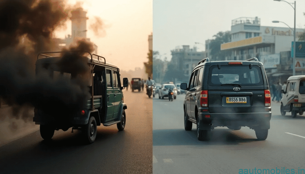 Pollution Comparison – Old vs New Cars