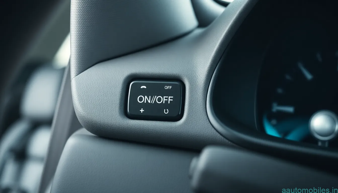 Side Airbag On/Off Switch