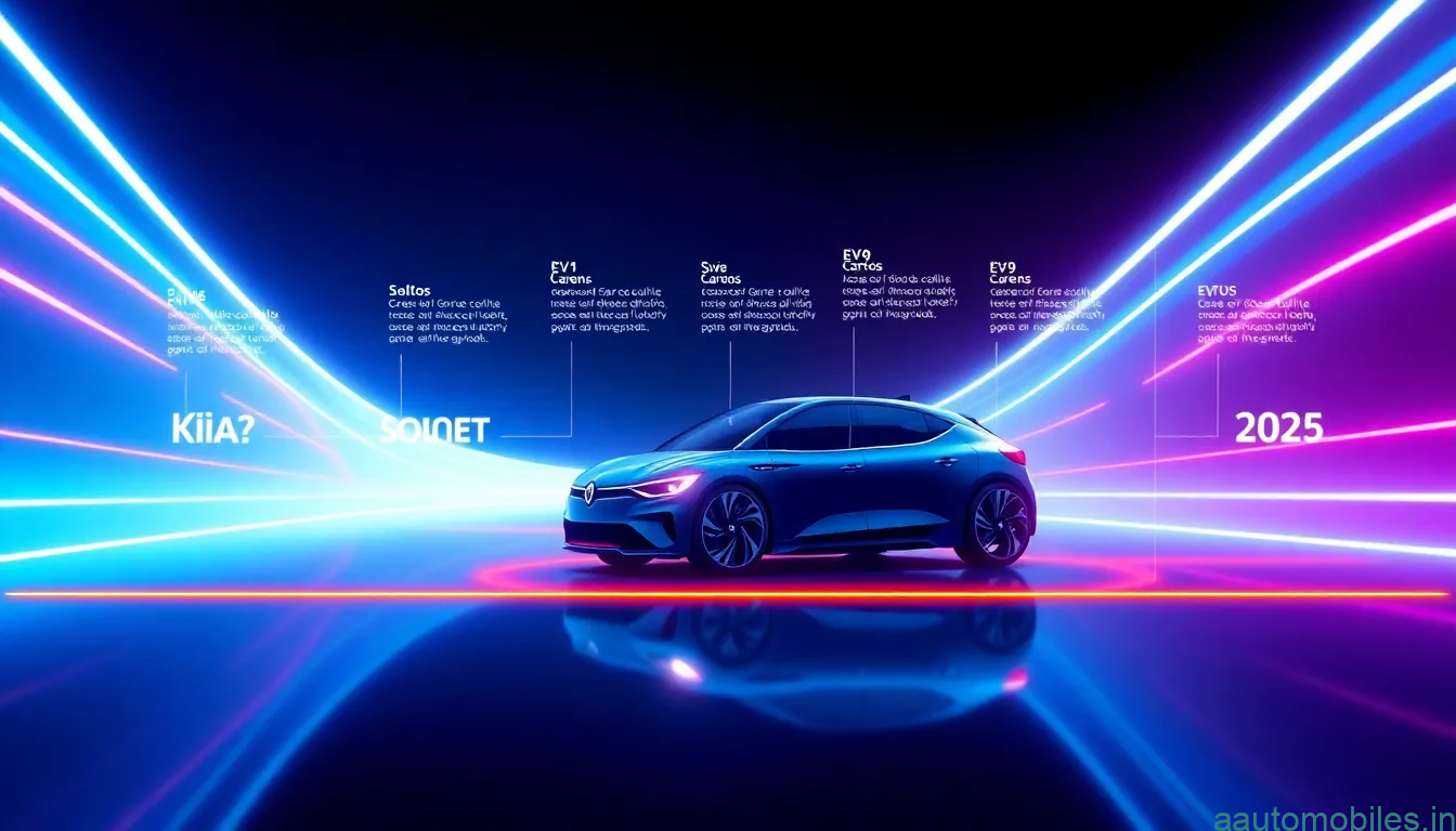 “Timeline style infographic: Kia