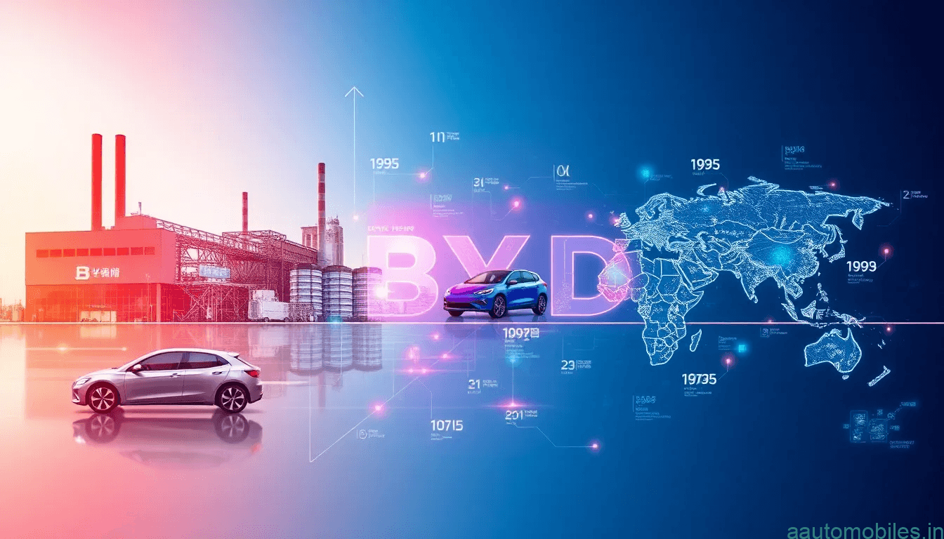 BYD Company: बैटरी कंपनी से Global EV King तक – पूरी कहानी (1995 से 2025 तक)