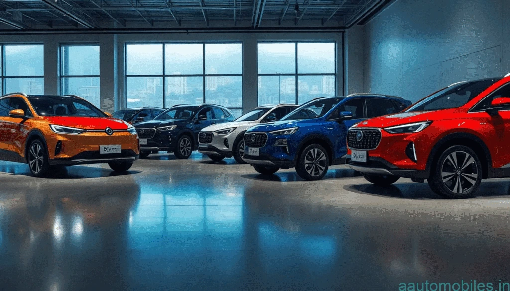 BYD Top EV Models Lineup
