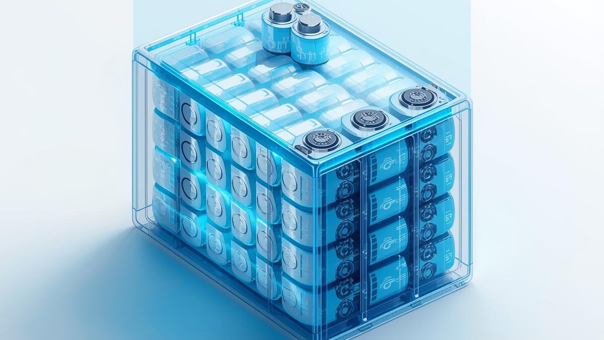 “Modern EV battery pack,3D illustration.”