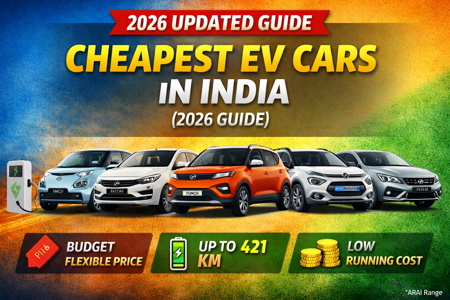 Cheapest EV cars in India 2026