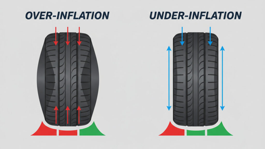 Wear Comparison Graphic