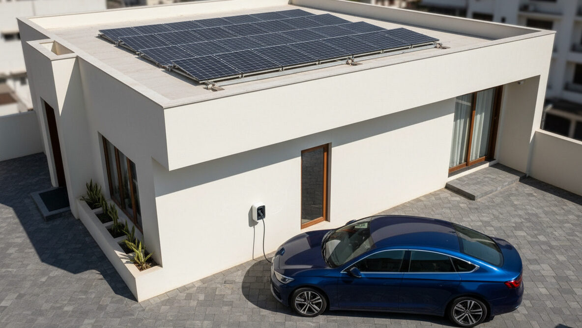 “Solar EV Charger India setup”