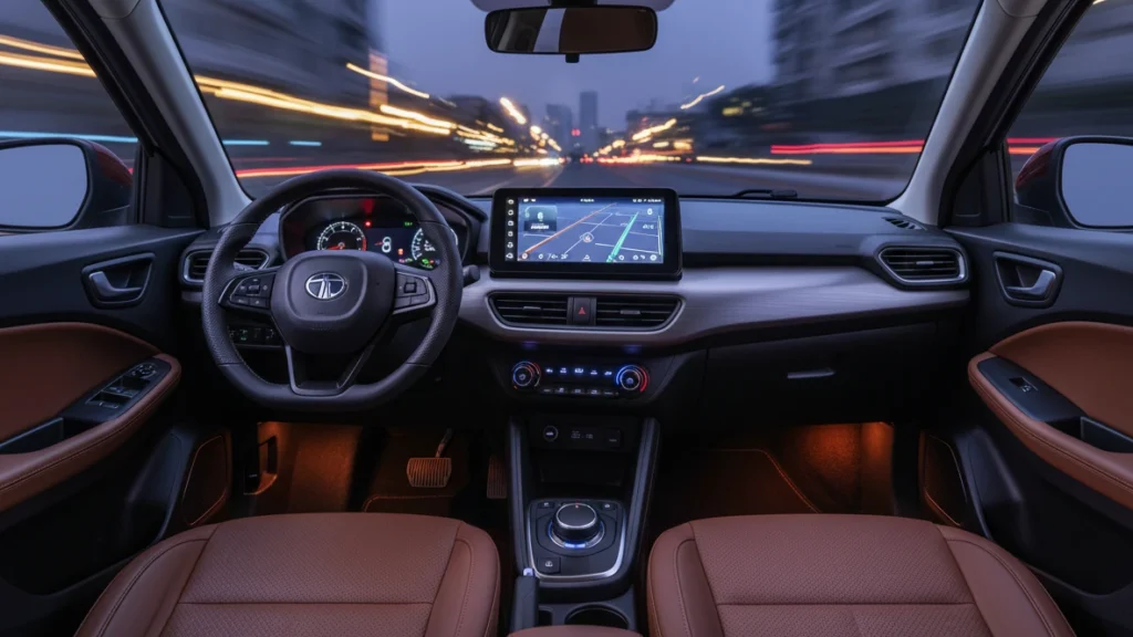 Punch EV Interior Cabin Shot