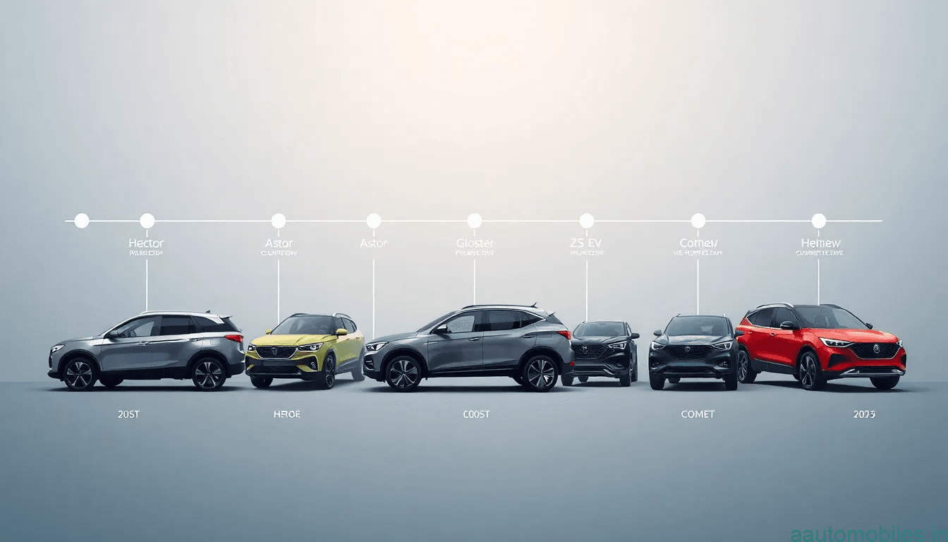 MG India का इतिहास – Hector से 2025 EV तक